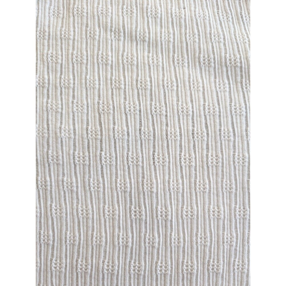 Anthropologie Pilcro White Textured Rib Long Sleeve Top Women’s S - Picture 3 of 6